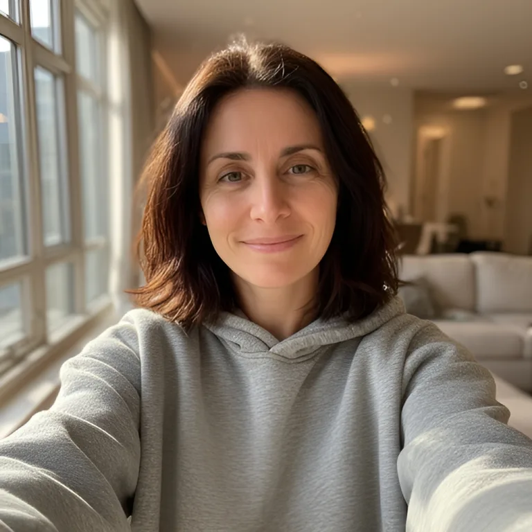 Test selfie A, an AI-generated face used as the reference photo